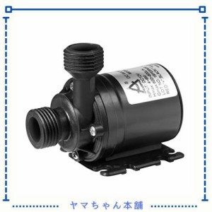 iplusmile 水中ポンプ 小型 12V 水槽水循環 水族館給水 循環ポンプ 電圧：DC 12V 最大流量：800L / H 最大リフト高さ：5m