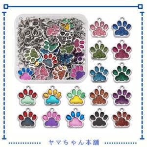 ストーンマーケット 猫ちゃん 肉球 レジンチャーム付きアンクレット 4点セット ストーンマーケット 猫ちゃん 肉球 レジンチャーム付き