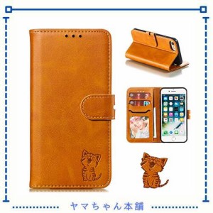 iPhone SE 2020(第2世代) iPhone8 ケース iPhone7 手帳型 iPhone6 カバー iPhone6s 保護ケース スマホケース 猫柄 case カードポケット付