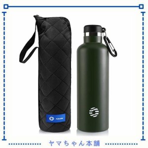 FJbottle 水筒 750ml 真空断熱 保温 保冷 第2世代 スポーツボトル 直飲み ステンレスボトル スポーツ飲料対応 水筒カバー付き 男の子 女