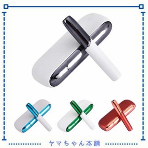 JYAYA 対応IQOS3.0/IQOS3 DUO メッキキャップ+ドアカバー セット (ブラック)