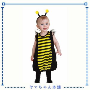 [Biwinky] 蜂 ミツバチ コスプレ 衣装 仮装 ベビー キッズ コスチューム 子供 動物 着ぐるみ ハロウィン クリスマス イベント 文化祭 演