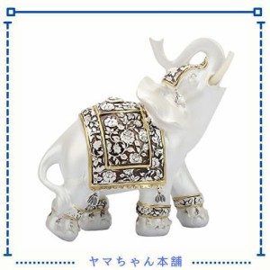 xuuyuu. 象置物 象の装飾 象 ゾウ 彫刻象 象の彫刻 ラッキーコレクティブル インテリア 置物 贈り物 オフィス デスク お店 レストラン 風