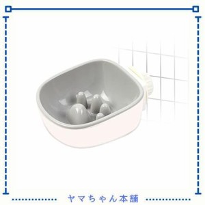 ペット食器 給餌器 ハンガーボウル ゲージ固定用 ペットボウル 早食い防止 こぼさなくえさ入れ 高さ調整 犬猫用小動物用 ヘルスウォータ