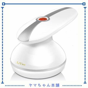 LtYioe けだまとり 電動 毛玉取り器 強力ステンレス三枚刃 USB充電式 携帯式 安全機能が付き 2個替刃付き 掃除用ブラシ付き 毛玉クリーナ