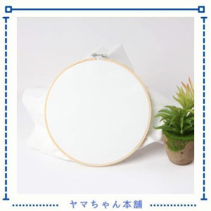 OUNONA 竹製刺しゅう枠 刺繍フープ 刺繍枠 良い固定性 クロスステッチツール 芸術DIY 34cmサイズ
