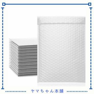 (10枚入) クッション封筒 Mサイズ 配送用緩衝材 10枚入外寸200x240mmエアキャップ付ホワイトCD DVD文庫本など小物入れ発送用品 ゆうパケ