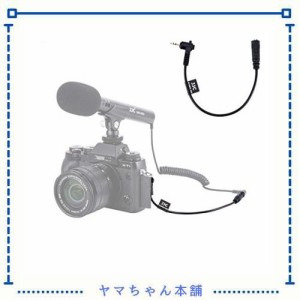 JJC 3.5mm メス から 2.5mm オス ステレオ ミニプラグジャック 変換コネクタ 変換ケーブル ケーブル マイクケーブル イヤホン マイク 変