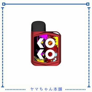 電子タバコ vape Uwell Caliburn KOKO Prime 15Wポッドシステムキット 690mAhバッテリー Vape スターターキット（赤）