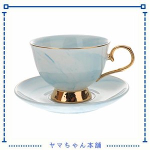 OUNONA カップ ソーサー セット コーヒーカップ ティーセット 水 牛乳 お茶 ドリンクカップ 白磁 250ml マグカップ 北欧 おしゃれ 結婚祝