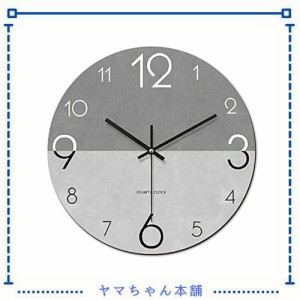 yiteng 掛け時計 おしゃれ 北欧 非電波 連続秒針 静音 木目 壁掛け時計 シンプル モダン フレームなし かわいい インテリア 贈り物 直径3