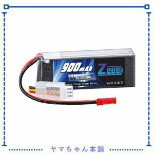 ゼエエ Zeee 2S リポバッテリー 7.4V 45C 900mAh JSTプラグ付き RCヘリコプター用 FPV用 ドローン用 ラジコン製品バッテリー RCカー用 RC