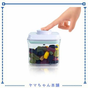 iChewie - BopTop（1点）密閉食品保管容器 - メカニカルシリコンシールキャニスター - BPAフリー - 約850ml