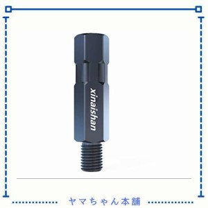 xinaishan 汎用 バイク ミラー ロング 延長 アダプター 8/10mm 正ネジ/逆ネジ ミラーホルダー (高さ：37mm, 車体側：M10正ネジ / ミラー