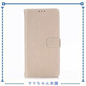 【Anrek】Samsung Galaxy Feel2 / docomo SC-02L 兼用 ケース 手帳型 カバー (グレー) サムスン ギャラクシーフィール2 ドコモsc02l 手帳