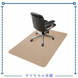 チェアマット 床保護マット マット 床 140×90cm PVC デスクカーペット Hriiiiya セルフ粘着 床のキズ防止デスク カーペット 4mm ゲーミ