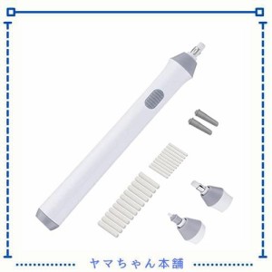 Tenwin 電動消しゴム 電動字消器 パワフル よく消える 静音 筆形 取り換え用 消しゴム22本 (12粗い消しゴム 10小さな消しゴム) 学生用 文