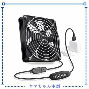 GDSTIME 14025 140mm x 25mm 5V DCUSB換気扇 冷却ファン、1500RPM 卓上扇風機 多用途扇風機 DIY FAN 、 パソコン パソコンDVR プレイステ