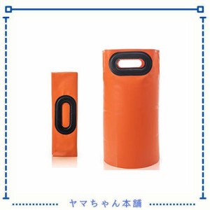 Mufarona 足湯 バケツ 折りたたみ 深型 フットバス 足湯 桶 足浴用バケツ 出張 アウトドア 釣り 洗車 洗濯 掃除 防災グッズ 自立式 PVC材