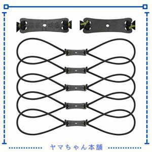 OBTOUTDOOR 5個輪ゴムスリングショットゴム 交換用 替えゴム屋外狩猟カタパルト耐久性 強力 (2050)