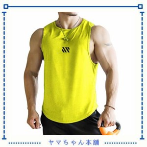 [iEndyCn] メンズ タンクトップ トレーニング ノースリーブ フィットネスTシャツ 筋トレ スポーツインナー 袖なし スポーツウェア ボディ