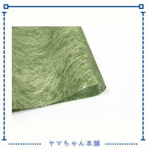 ラッピングペーパー 包装紙 不織布 花束紙 包装 ロール 掛け紙 金属色 無地 (LFD004 LIGHT GREEN)