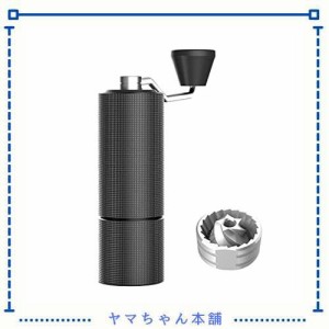 TIMEMORE コーヒーミル 手動 タイムモア C2 36段階粗さ調整可能 軽量 省力性 携帯 お手入れ簡単 ステンレス製コーヒーミル グレー (ブラ