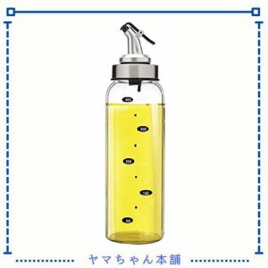 ガラス素材 調味料 ボトル 調味料 容器 オイルボトル 醤油 ビネガーボトル オリーブオイル入れ物 450ml