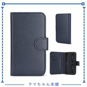 電子タバコ用ケース model2用ケース vape2用収納ケース ドクターmodel2に対応ケース 収納用model2ケース 手帳サイズ 持ち運びに便利 (Blu