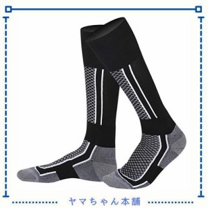 [FQZMQBQ] スキーソックス メンズ 厚手 ロング 防寒 スノーボード用 ランニング 男子 アウトドア 登山用 スポーツ スキー靴下 ジュニア 