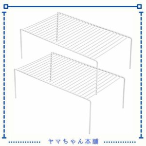 キッチン収納ラック スパイスラック 台所収納棚 シンク下収納棚 押し入れ整理棚 ホワイト 2個セット