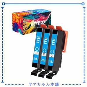 Epson用 エプソン ITH-C 3本 シアン インクカートリッジ イチョウ インク 対応機種：EP-709A/ EP-710A/ EP-711A/ EP-810AB/ EP-810AW/ EP