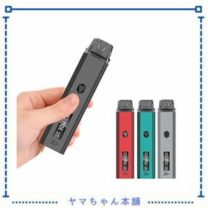 【正規品】ZQ Xtal Pro 電子たばこ POD型 エアフロー調整 ワット調整 ベイプ VAPE ニコチンなし (ブラック(black))