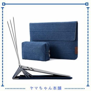 Omnpak 折り畳み式 パソコンケース 13インチ 13MacBook Air M1 2020-2018 2020 New Mac-Book Air/Mac-Book Pro Surface Pro X/8/7/6/5/4/