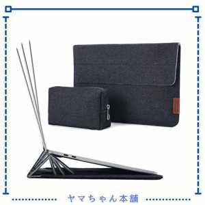 Omnpak 折り畳み式 パソコンケース 13インチ 13MacBook Air M1 2020-2018 2020 New Mac-Book Air/Mac-Book Pro Surface Pro X/8/7/6/5/4/