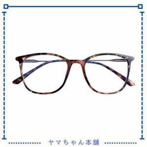 [Dollger] ブルーライトカットメガネ PCメガネ 度なし TR90 軽量 UVカット パソコン用メガネ 伊達メガネ 16ｇ 透明レンズ メタル ウェリ