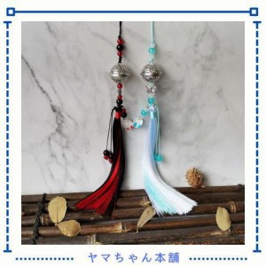 misaki タッセル フリンジ かわいい 鈴 蝶々 タッセル ペンダント 中国ドラマ 魔道祖師小物 藍忘機 魏無羨 限定グッズ コスプレ道具 cosp