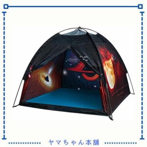 Mnagant キッズテント 宇宙旅行テント 折りたたみ テントハウス 室内 屋外 収納バッグ付き 子供用テント キャンプセット 秘密基地 こども