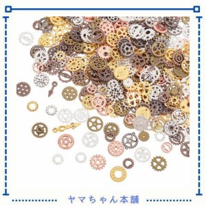 OLYCRAFT 160g レジン封入物 歯車 ポインター メタルパーツ 封入素材 合金UVレジン デコパーツ ネックレス ジュエリー用 DIY ハンドメイ