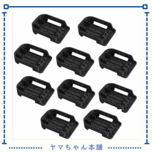 Akkopower バッテリー ホルダー 【10 PCS】マキタ 18V 適合 マキタ 14.4V バッテリー バッテリー 収納 バッテリー アクセサリー 固定ネジ