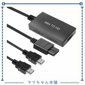 N64 to HDMI 変換コンバーター L’QECTED N64 / ゲームキューブ/SNES to HDMI 変換アダプター 720P/1080P出力対応 (USB/HDMIケーブル付き