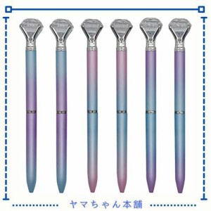 Maydahui おしゃれ ダイヤモンド ボールペン 12本セット ？インク 0.5mm 油性 かわいい クリスタル キラキラ 文房具 手帳用 ギフト プレ