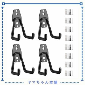 Namioka 壁掛けフック 物置 工具 棚受けフック壁掛け l字 グランドフック ガレージ 収納 倉庫 金具 ツール フック スノーボード 自転車 