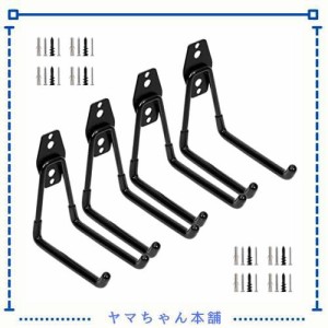 Namioka 壁掛けフック 物置 工具 棚受けフック壁掛け l字 グランドフック ガレージ 収納 倉庫 金具 ツール フック スノーボード 自転車 