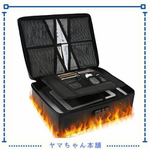 Octantis 耐火バッグ 家庭用 耐火 耐水 ダイヤル式 耐火収納ケース 大容量 重要書類 保管 貴重品 収納 ケース 24ヶ月保証