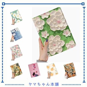 可愛い iPad 第9世代 iPad9 iPad8 iPad7 10.2インチ ケース 花柄 カバー ペンホルダー付き Apple Pencil 収納 女性 人気 アイパッド iPad