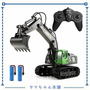 ショベルカー ラジコン ラジコンカー こども向け 掘削 多機能 建設車両 合金強化版 2.4GHz無線 360度旋回 RC ショベルベット モデルカー 