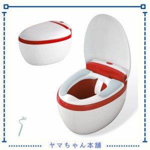 X XUNTAO【新設計 子供シミュレーション おまる】トイレトレーニング ベビートイレ 子供用便座 子供用トイレ 補助便座 携帯トイレ 滑り止