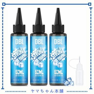 電子タバコ リキッド プレミアム vapeリキッド ストロングメンソール 180ml 大容量 ニードルボトル付き ベースリキッド 自作でブレンド可