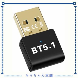 VAVIICLO【最先端Bluetooth5.1技術＆超低遅延】Bluetooth 5.1 USBアダプタ 超小型 ブルートゥース子機 PC用/ナノサイズ/Ver5.1/ Bluetoot